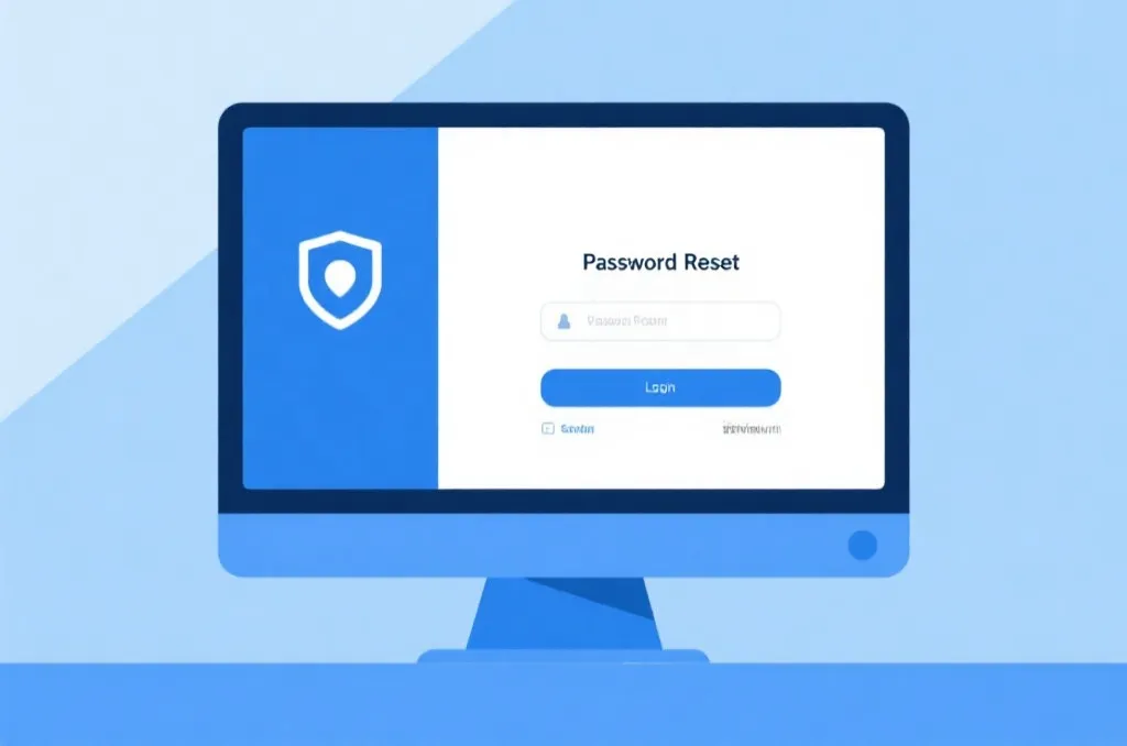安全登录与密码重置界面示意图